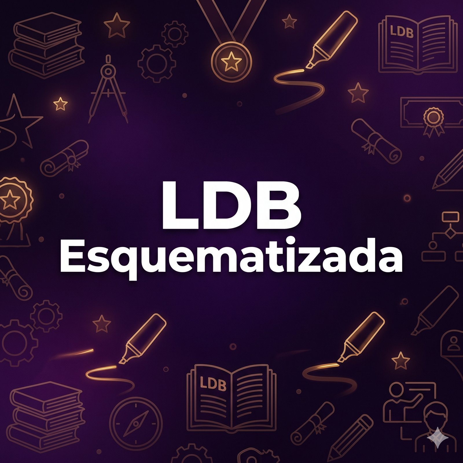 Lei de Diretrizes e Bases da Educação (LDB) Esquematizada